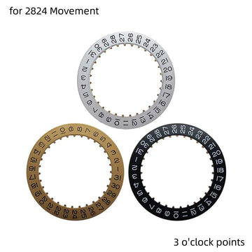 For 2824 Movement Calendar Disk Date Disc Modified Part Day Calendars Plate Watches Accessories