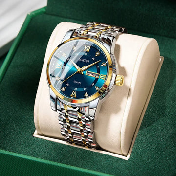 Men's Watches New Practical Gifts for Boyfriend HusbandFashionable Versatile Light Luxury Business Casual Luminous quartz watch