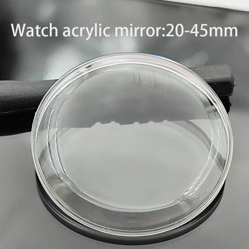 Watch accessories Mirror face watch cover Acrylic watch cover 20-37.5mm High transparency rubber cover